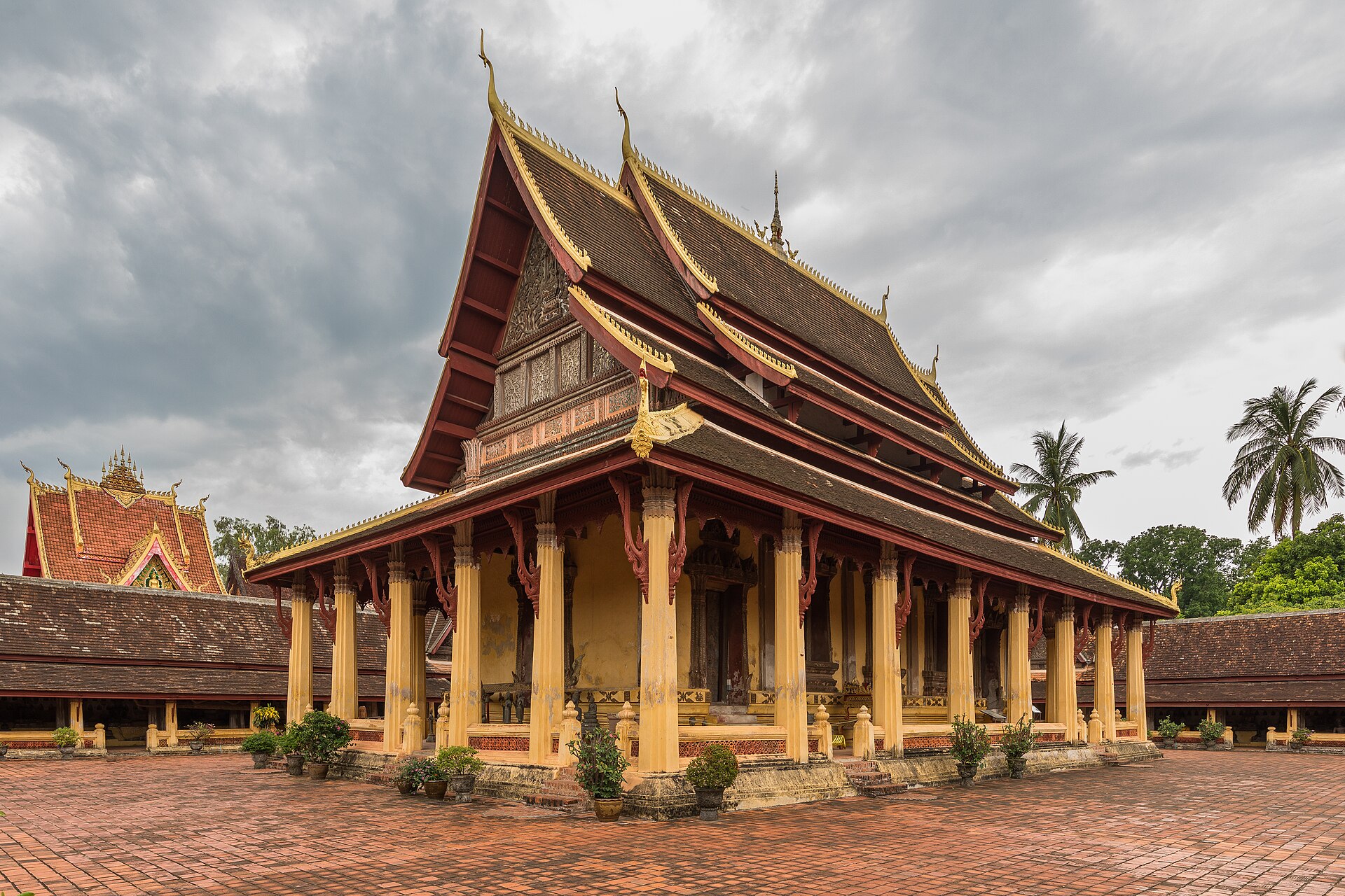 Laos: Alms to Monks
